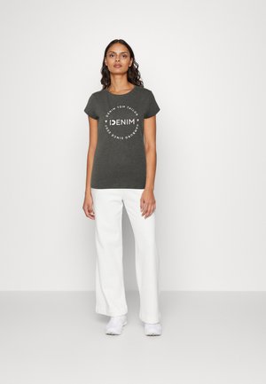 DOUBLE PACK - T-Shirt print - shale grey melange