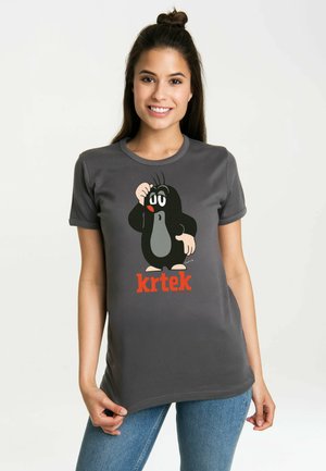 LOGOSHIRT, T-SHIRT DER KLEINE MAULWURF KRTEK - Print T-shirt - grau