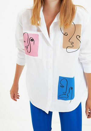 Overhemdblouse - white