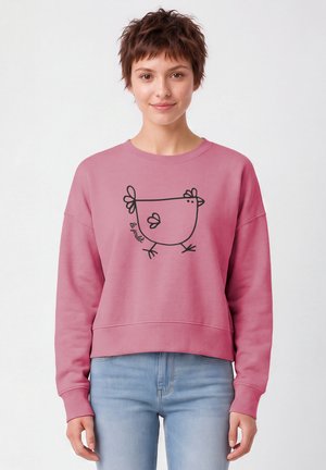 watapparel, LE POULET - Sweatshirt - bubble pink