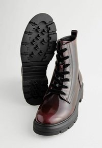 Next FOREVER COMFORT - Šněrovací kotníkové boty - dark red