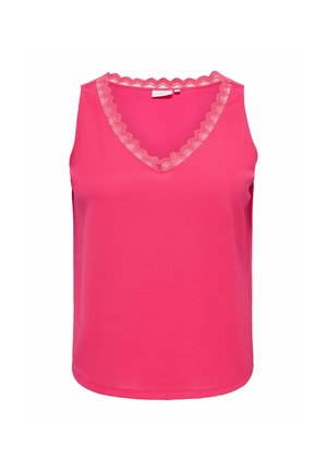 ONLY Carmakoma, TOP CARTANI TOP - Top - raspberry