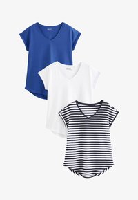 Ausgewählt, white  blue black