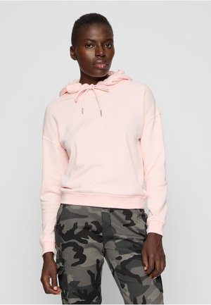 Urban Classics Džemperis su gobtuvu - pink