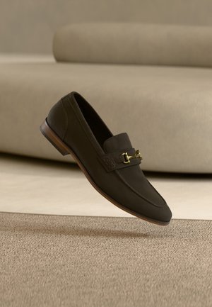 Pier One, LEATHER - Mocassins de ville - dark brown