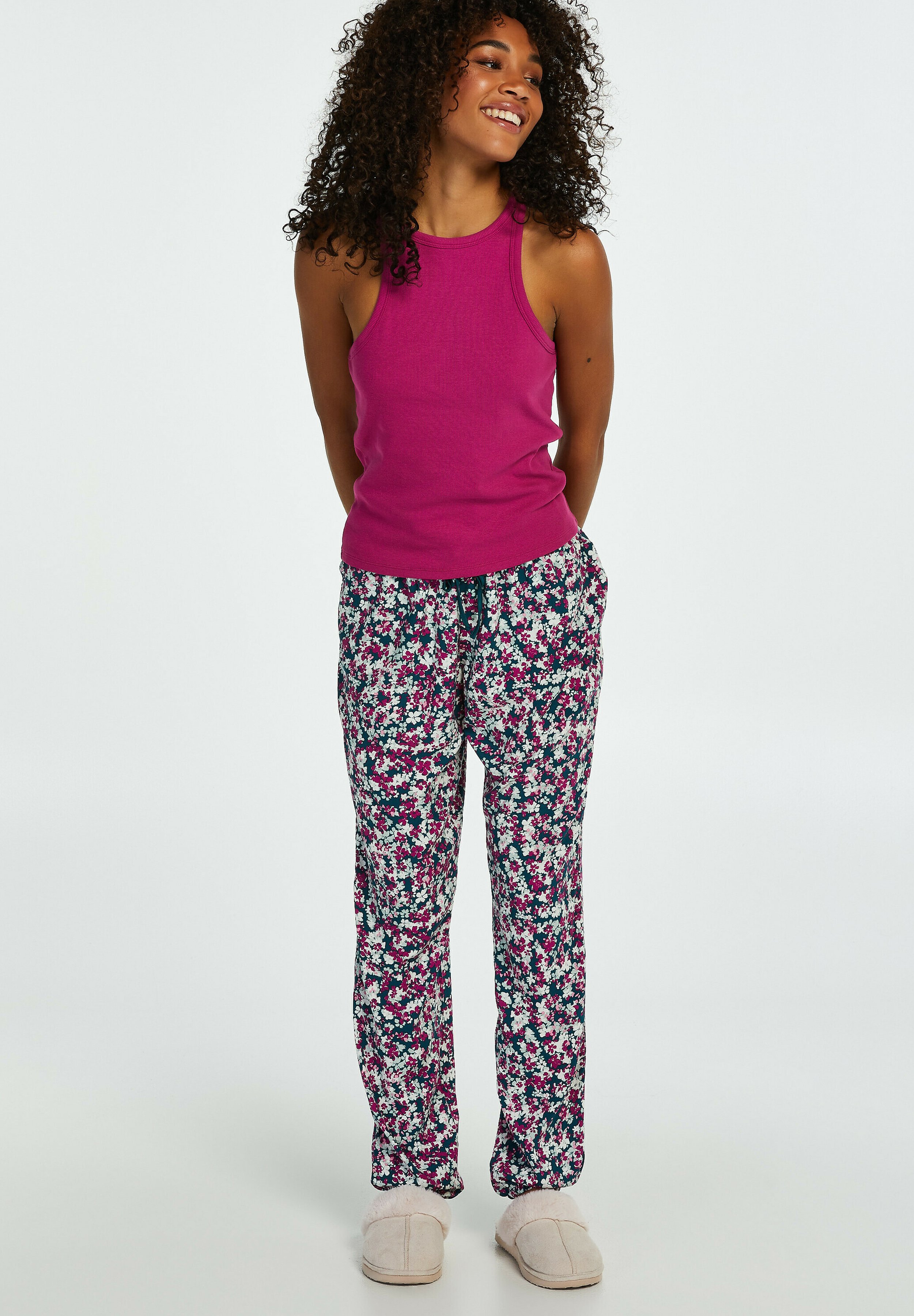 Hunkemöller Pantaloni del pigiama - blue/verde - Zalando.it