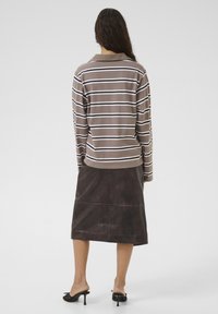 Karen by Simonsen ZUELMA STRIPED LS - Langærmet T-shirt - zuelma stripe