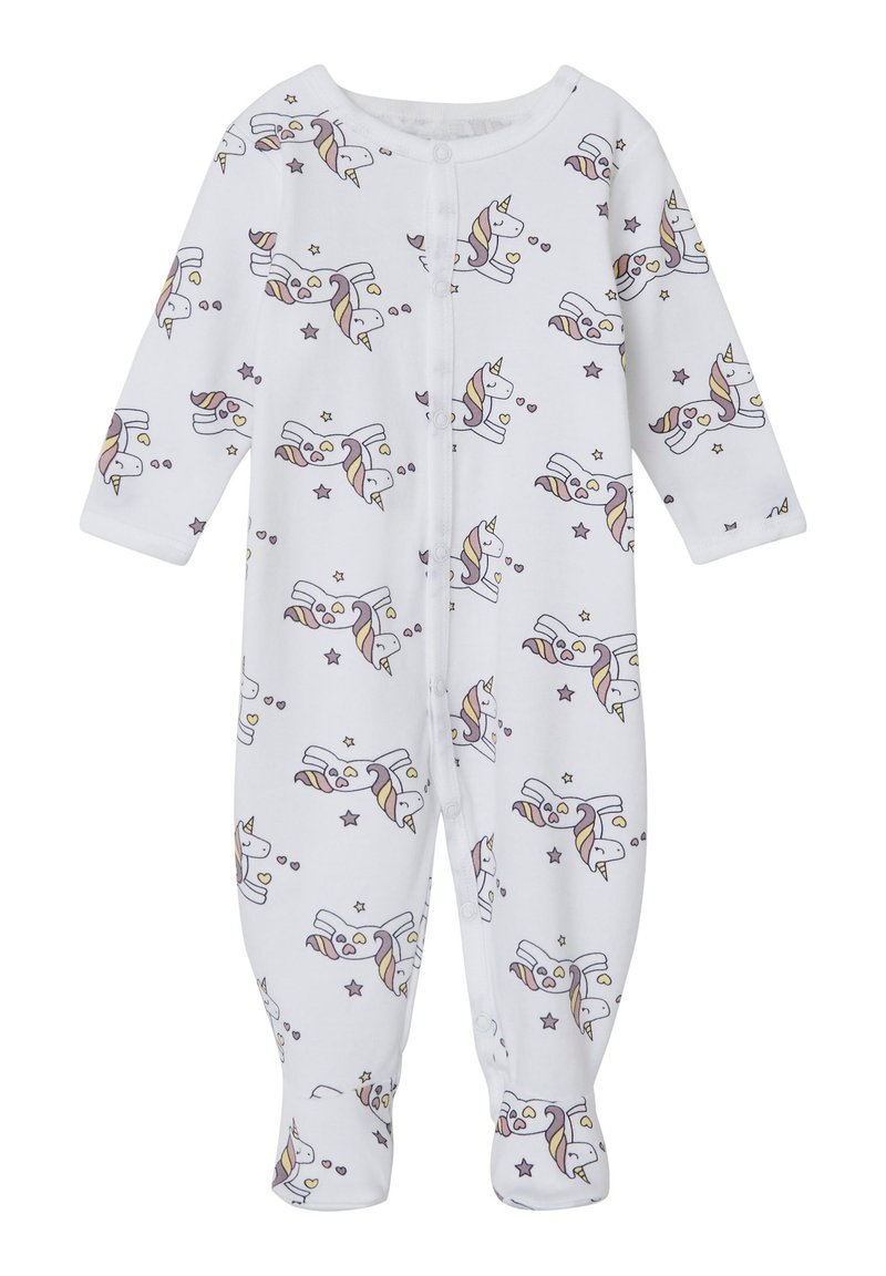 Name It Tuta Pigiama Neonato Nbfnightsuit Con Cerniera - Maniche Lunghe - Fantasia Arcobaleno Jet Rainbow Noos