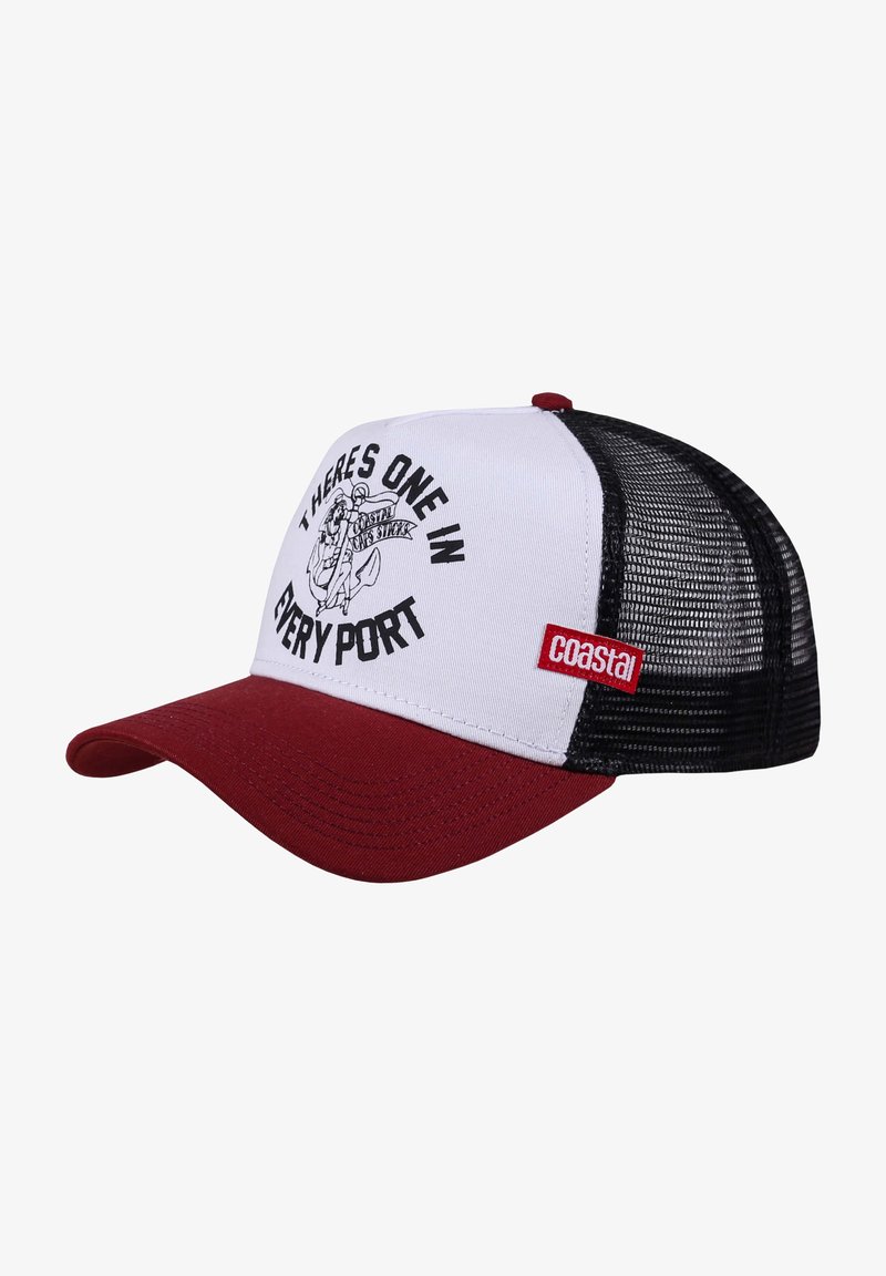 Coastal Casquette - wine/black/offwhite
