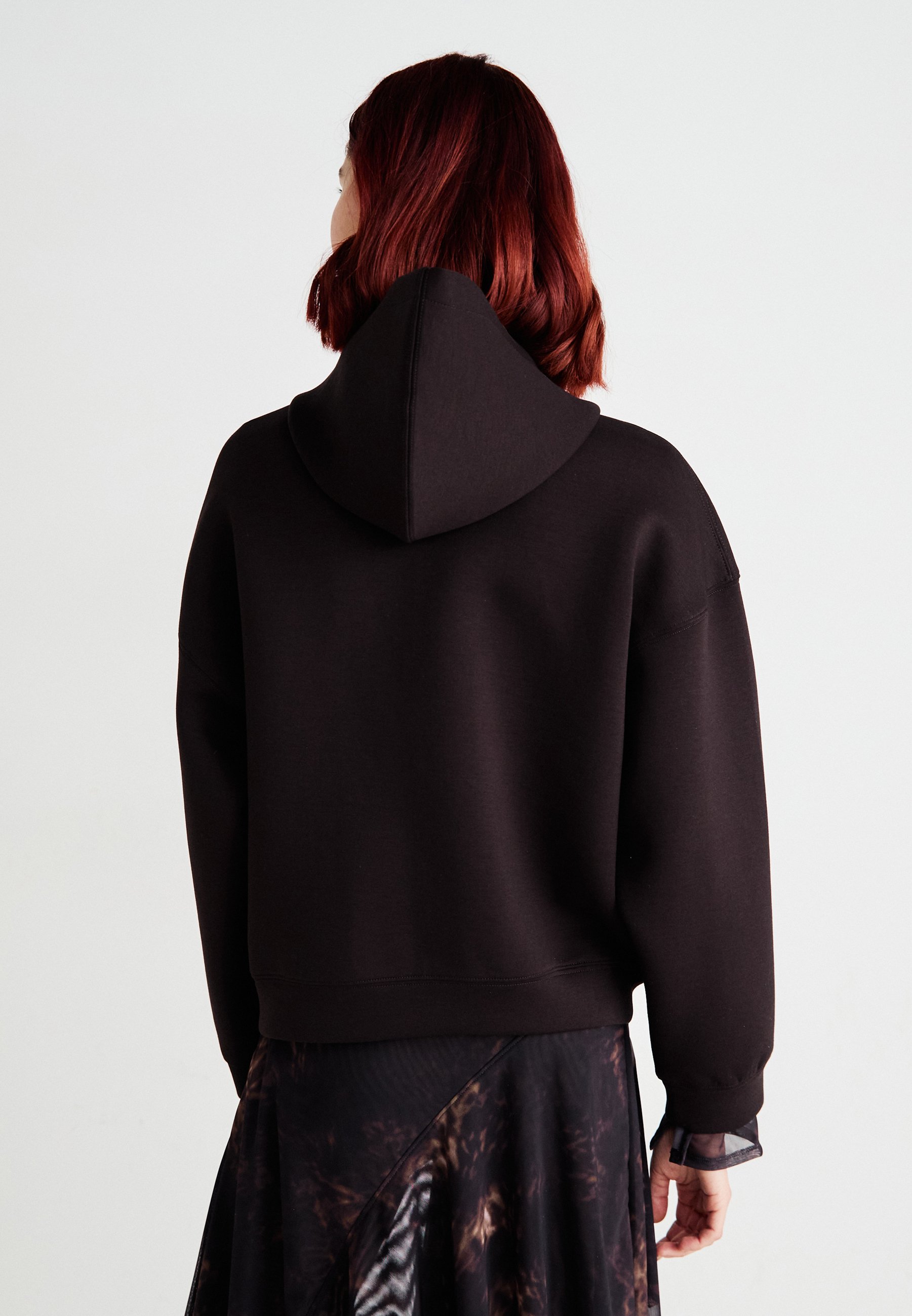 Weekday OVERSIZED SCUBA ZIP HOODIE - Zip-up sweatshirt