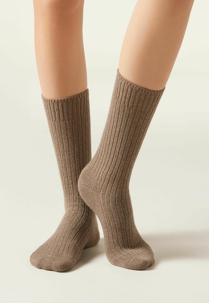 Calzedonia KURZE - Strømper - braun d marrone tortora