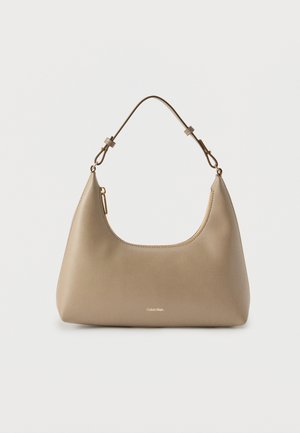 FOIL LOGO SHOU﻿LDER BAG - Torbica - desert taupe