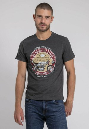 T-shirt imprimé - gris fonce
