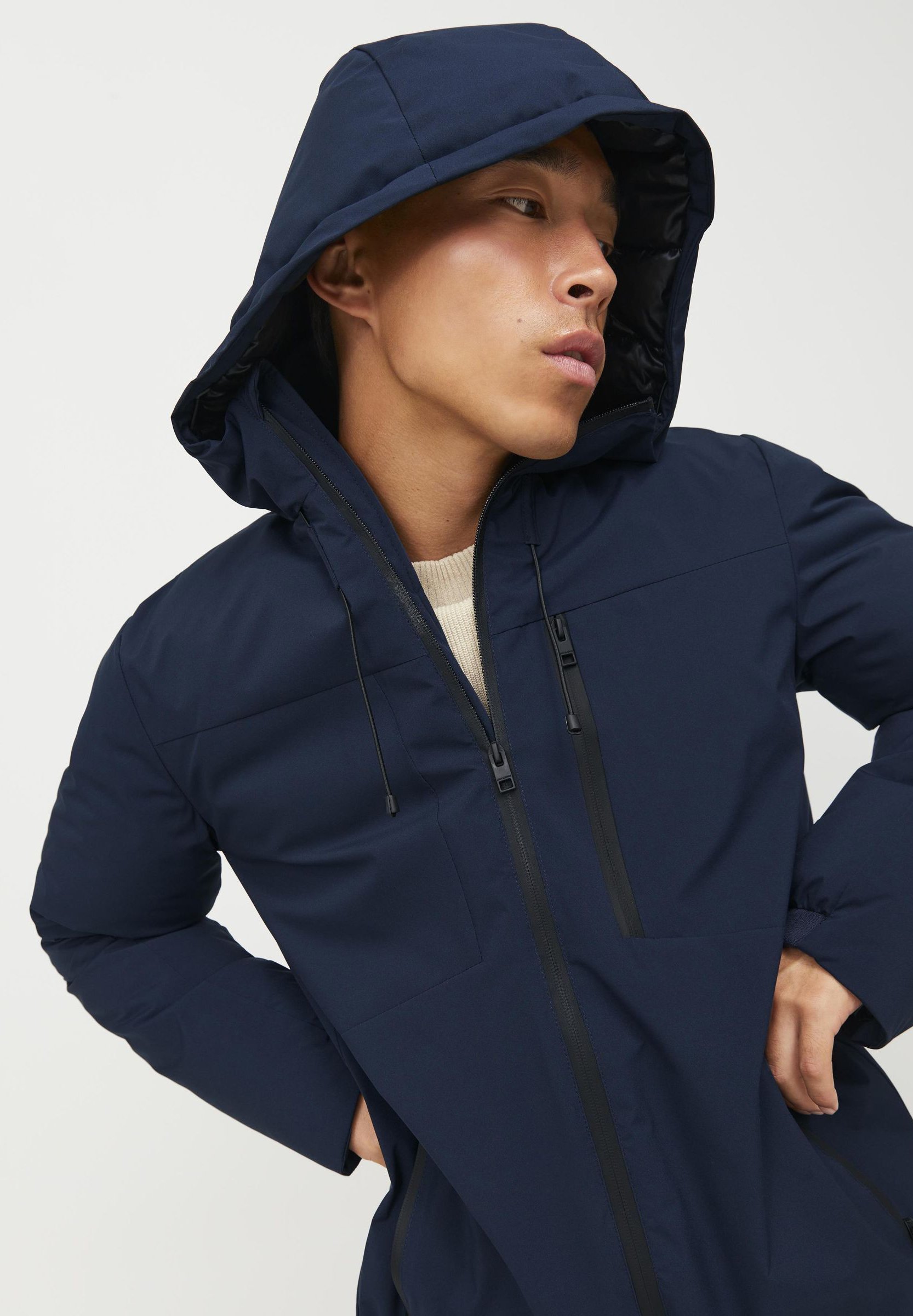 Jack & Jones JCOPAYNE - Parka - navy blazer/dark blue - Zalando