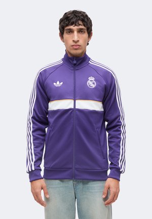 adidas Originals, REAL MADRID TRACK TOP - Клубно облекло - unity purple