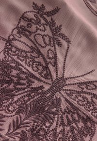 Next LONGLINE EMBROIDERED KIMONO COVER-UP - REGULAR FIT - Kevyt takki - mauve