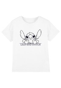 Disney LILO AND STITCH RELAX  SKETCH - Print T-shirt - white