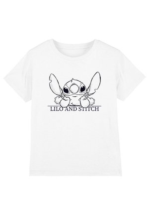 LILO AND STITCH RELAX  SKETCH - Print T-shirt - white