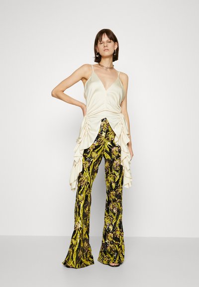 AKNVAS EXCLUSIVE LENNON BEADED PANT - Nadrágok - ink citrine