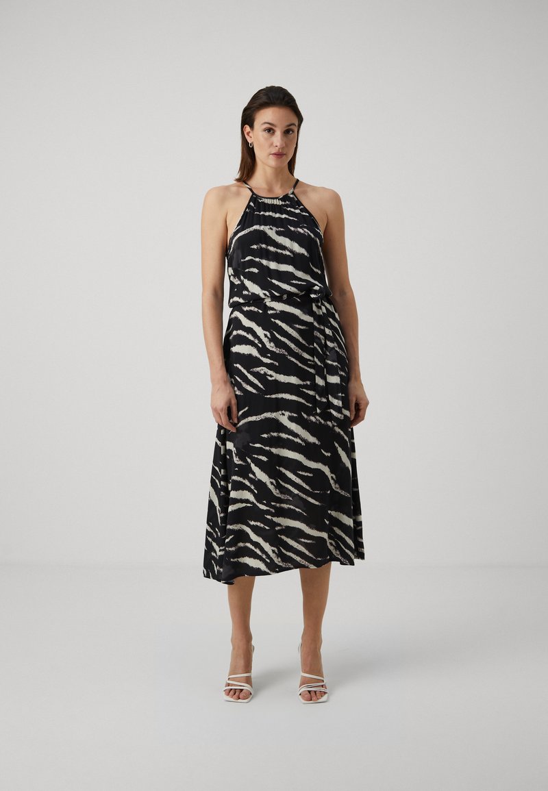 Robe Longue ONLY Roxy AOP Onlnova Life Vis – Coupe Normale Sans Manches, Imprimé Kiwi – Taille S Femme