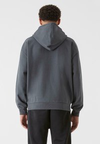 9N1M SENSE ESSENTIAL - Cipzáras pulóver - darkgrey