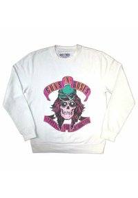 Paradiso Clothing GUNS N' ROSES AXL SKULL - Sweatshirt - white