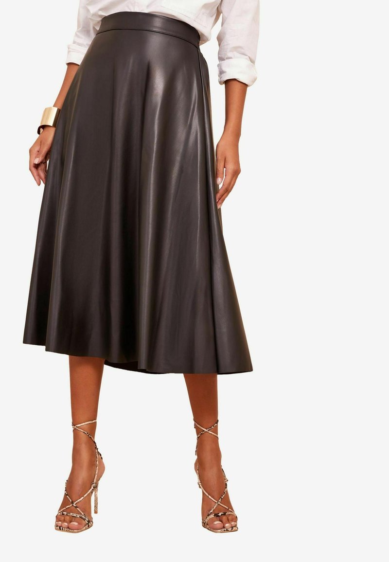 Friends Like These REGULAR FIT FULL HEM - A-vonalú szoknya - black
