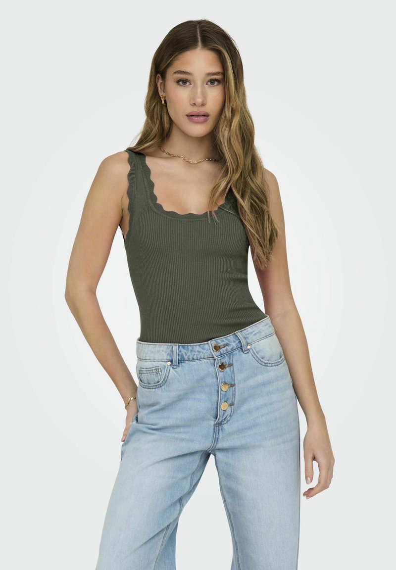 JDY JDYNANNA SCALLOP EDGE - Top - kambaba