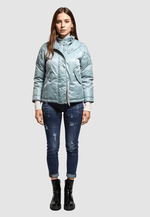 CON CAPUCHA IMPERMEABLE - Chaqueta de invierno - azul