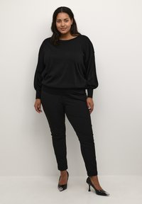 Kaffe Curve KCREGITTA - Jumper - black deep