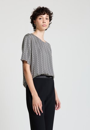 T-shirt con stampa - var ultrablack