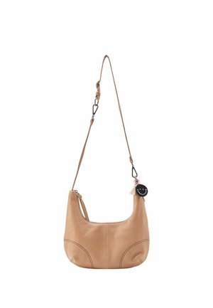 TAKE A SMILE  33 CM - Umhängetasche - milk coffee