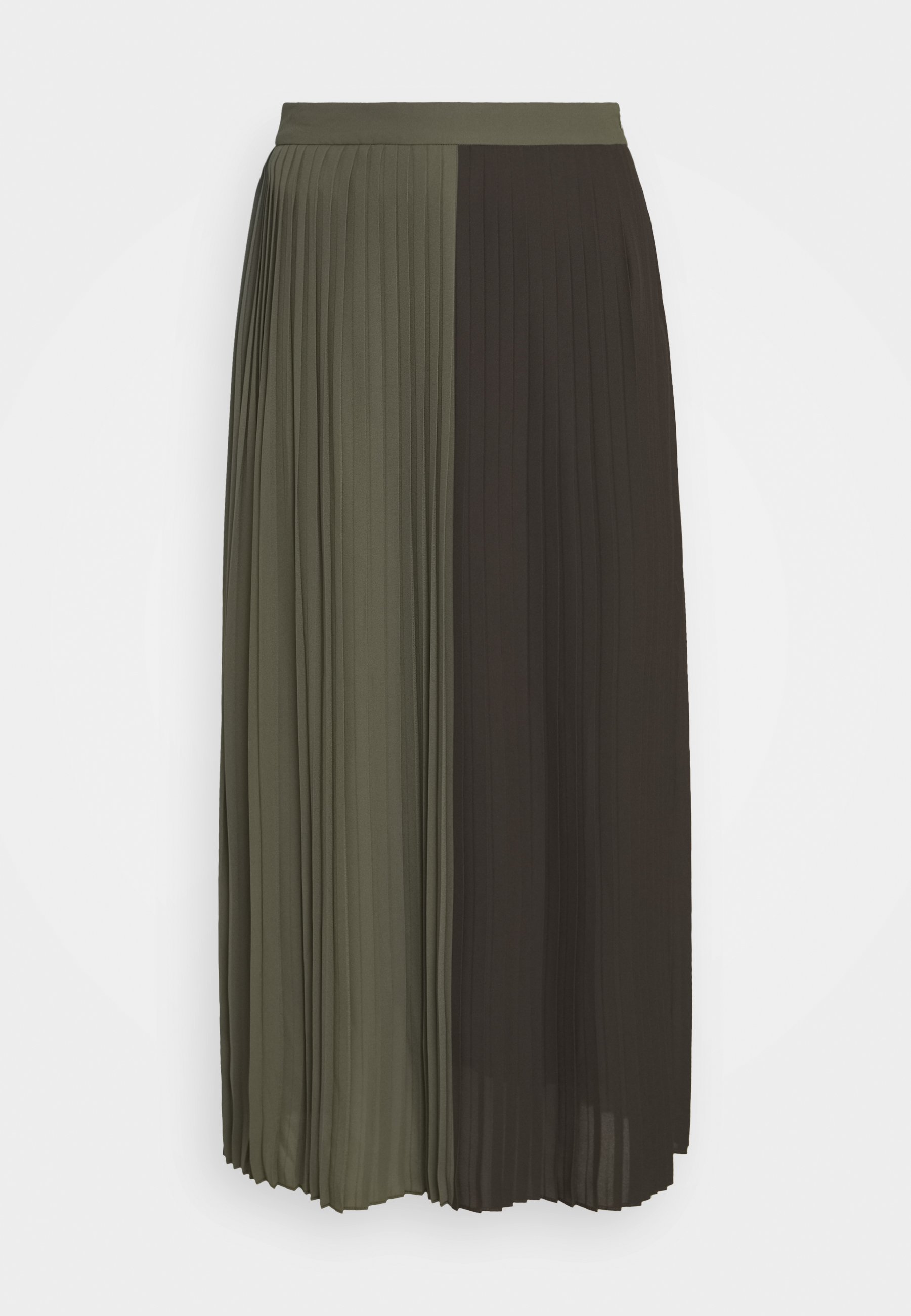 Bruuns Bazaar ALA CARMA SKIRT Maxirok khaki Zalando.nl Bruuns Bazaar SIMONA ELIEA Trui snow whitewit Zalando.nl