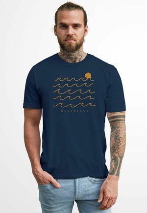 T-Shirt print - navy