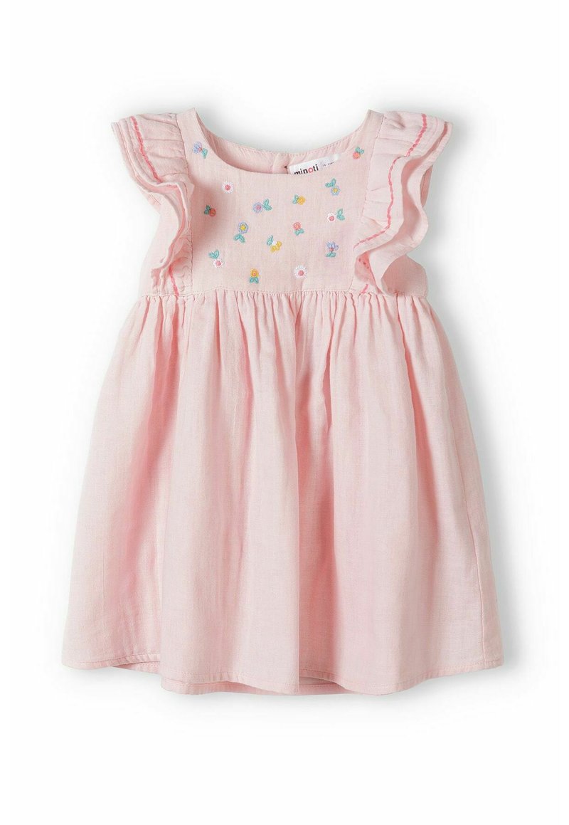 MINOTI FRILLED SLEEVES - Rochie de zi - light pink