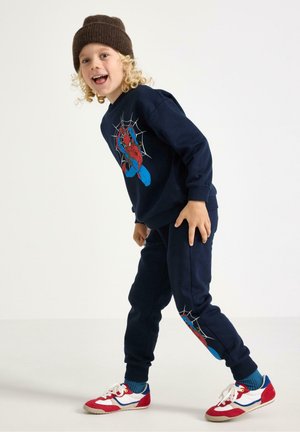 Lindex, LINDEX SPIDER-MAN JOGGERS LINDEX - Pantaloni sportivi - navy