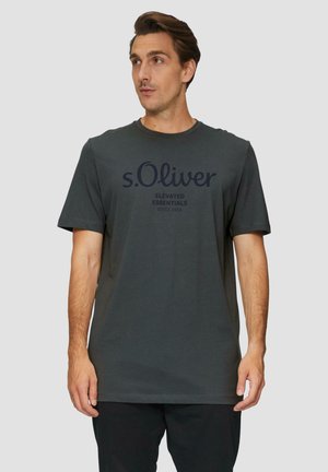 LOGO  - T-Shirt print - schiefergrau