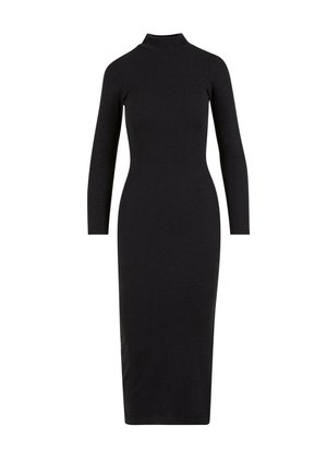 Urban Classics LONGLSEEVE MOCKNECK - Etuikleid - black