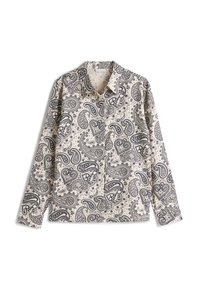 SOFT VIS LS - Užsagstoma palaidinė - paisley white / navy