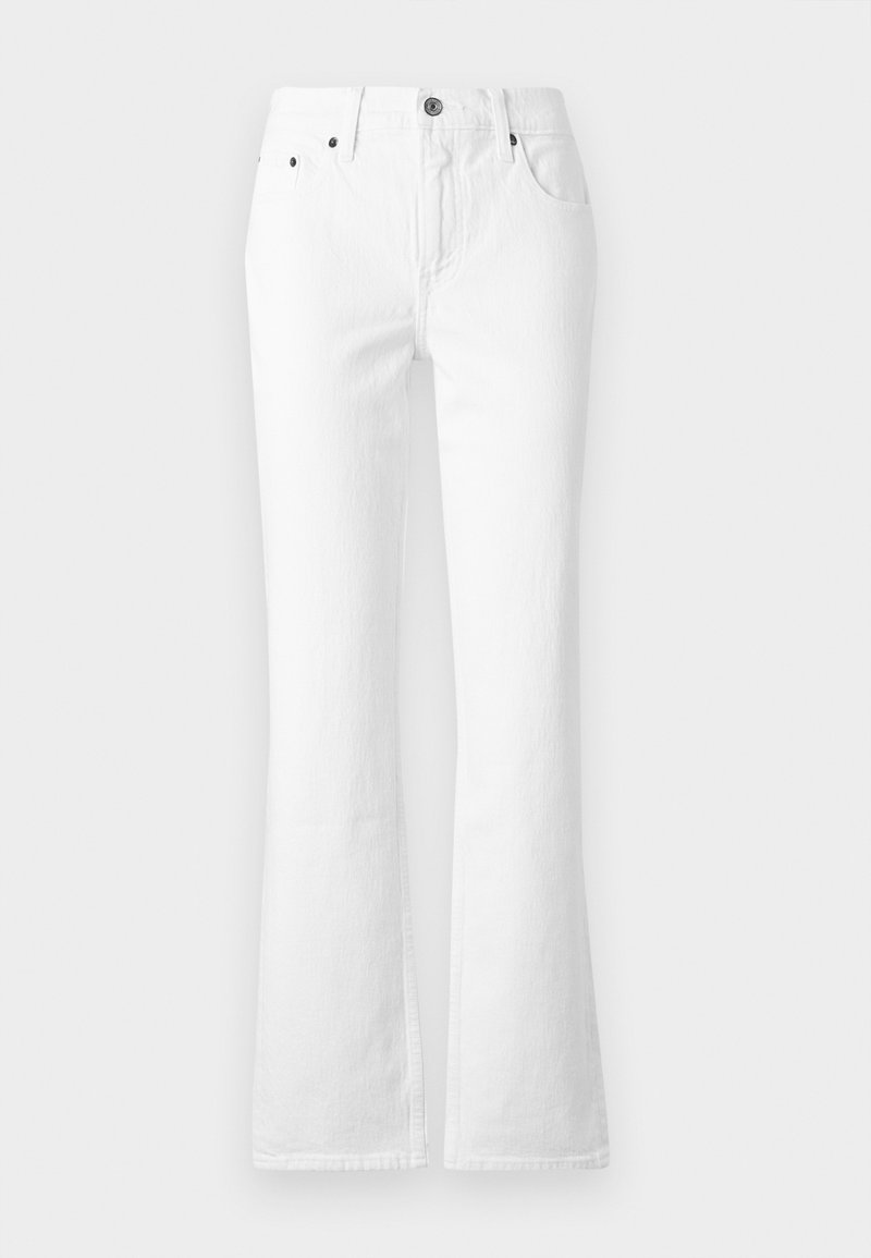 Abercrombie & Fitch Straight leg jeans wit denim/whitedenim Abercrombie & Fitch Straight leg jeans wit denim/whitedenim