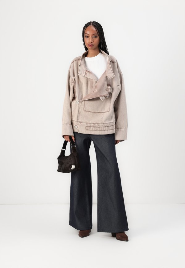 HERA UTILITY JACKET - Denim jacket - sand3