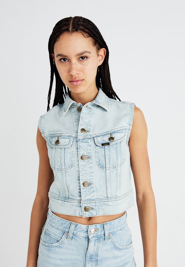 CROPPED RIDER VEST - Waistcoat - hint of rain