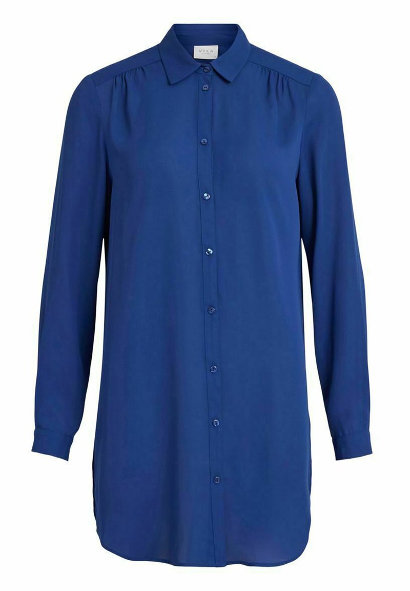 VILA VILUCY NOOS - Button-down blouse - mazarine blue