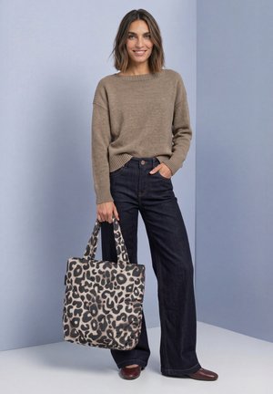 Street One, GEFÜTTERTER SHOPPER MIT LEO-MUSTER - Cabas - multicolor