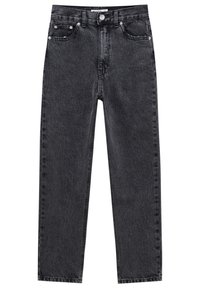 MOM FIT - Jeans Tapered Fit - light grey