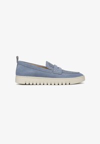 Selected, pacific blue suede