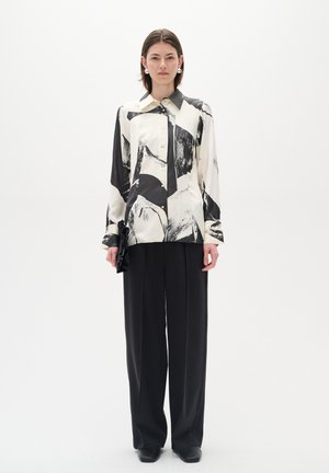 Overhemdblouse - neutral art