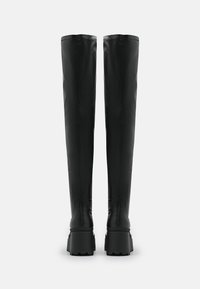Even&Odd Wide Fit Plateaustøvler - black