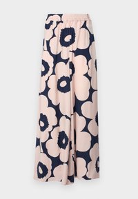 marimekko-eranto-unikko-housut-light-pink-dark-navy-roosa-zalando-fi