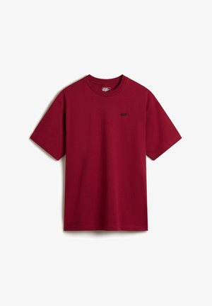 Vans SALTON LOOSE FIT - Jednoduché tričko - dark red